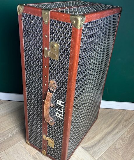Vintage Goyard small wardrobe trunk
