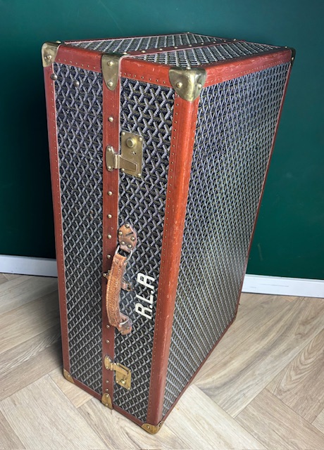Vintage Goyard small wardrobe trunk