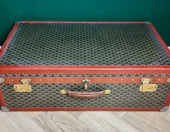 Vintage Goyard travel case large