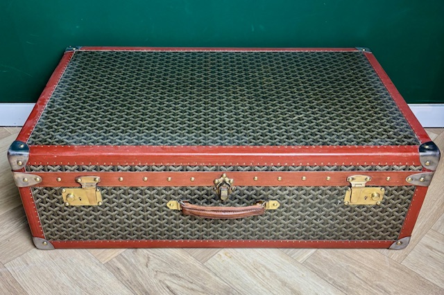 Vintage Goyard travel case large